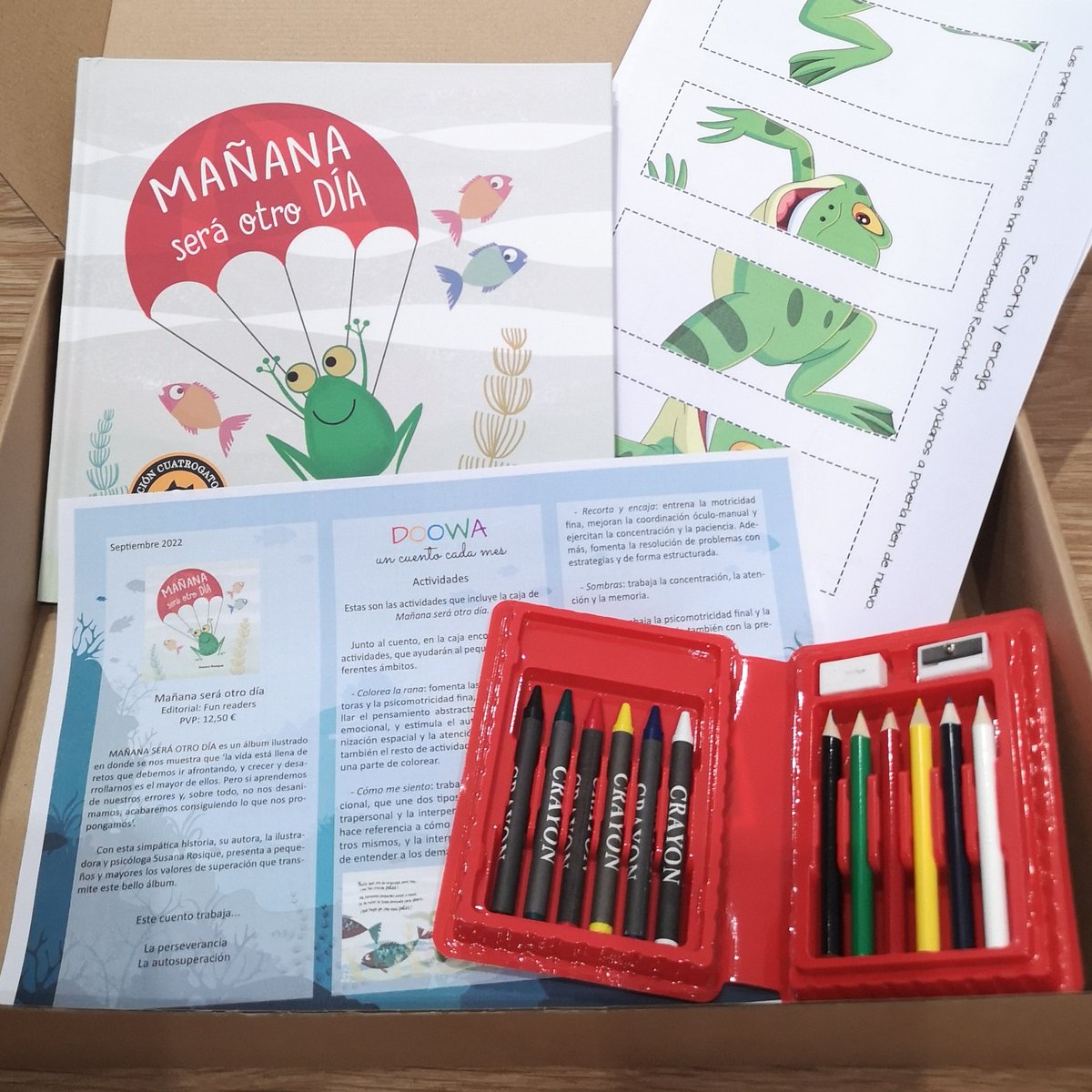 DoowaLibros's tweet photo. ¡Ya podéis ver en nuestro Instagram (@doowalibros) el contenido de la caja de septiembre! https://t.co/vjzMoEzqzj