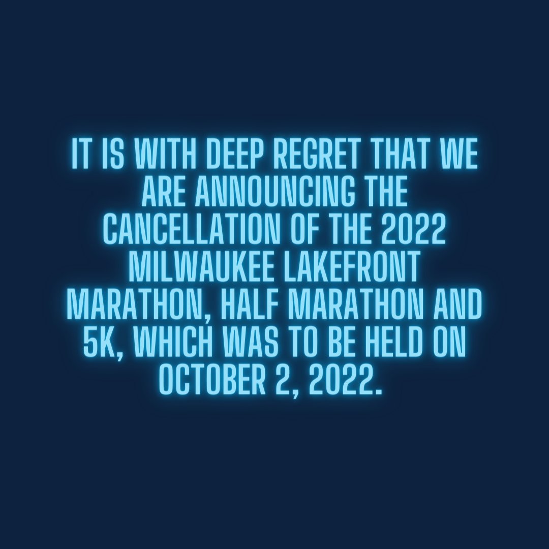 Lakefront Marathon on Twitter "Part 1 Since November 2021, when we