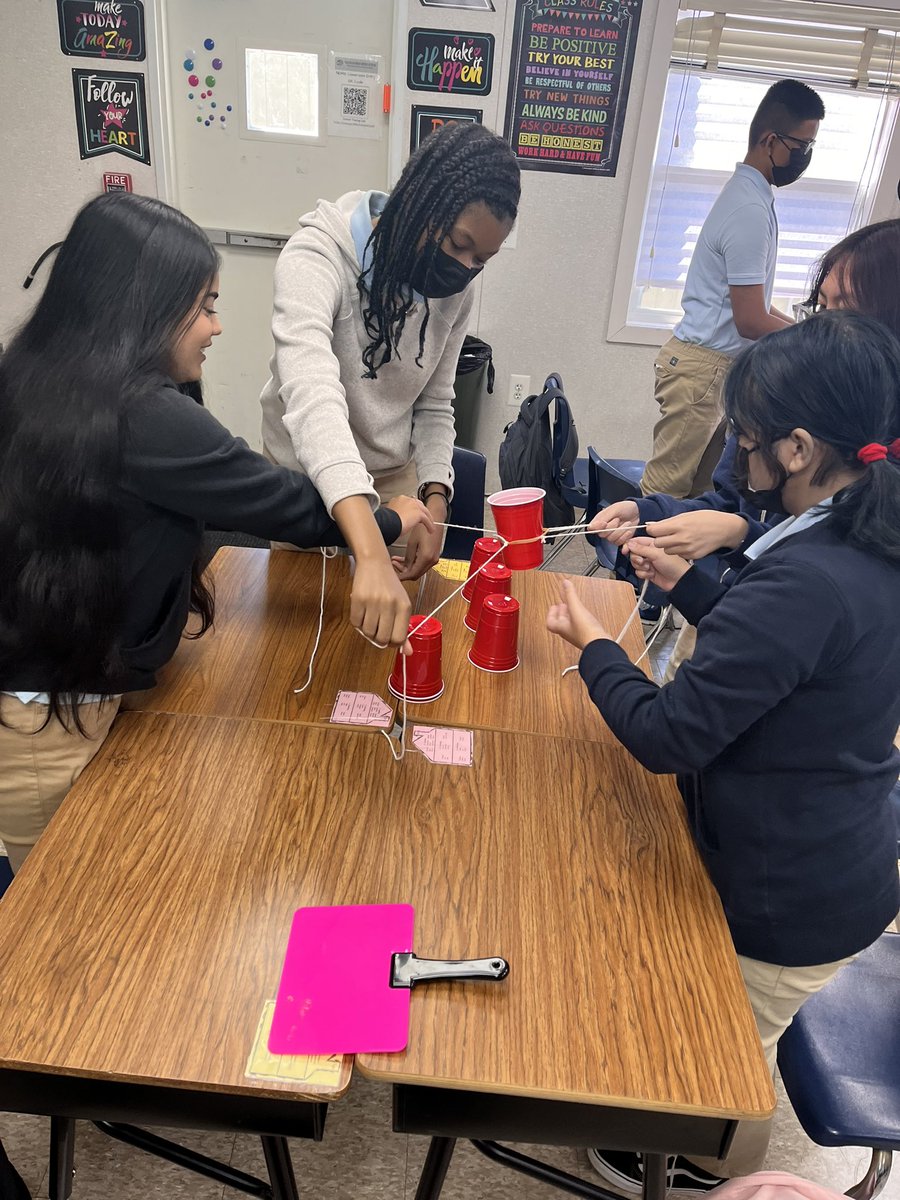 AvidNoms's tweet photo. Guess what today is????? You got it, it’s Collaboration Fun Friday. We are stacking cups together. Cups flying everywhere. #AVIDfamily #AVIDRocks #collaborationwriting #workingtogether @MonroePrincipal @SavvyEducator_T @TheMan_MrCoates @PGCPSAdvancedP1 https://t.co/9gF9HcIfYx