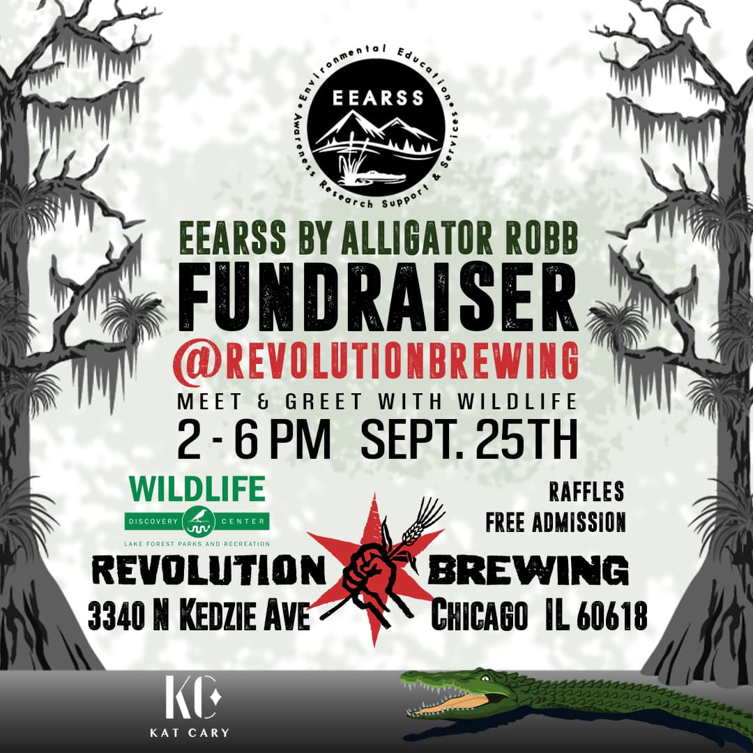 AlligatorRobb's tweet photo. Hey Chicago!!!
Come support our research.and education!! Going to be a fun event!
#Chicago
#fundraiser
#humboldtpark
#chancethesnapper
#conservation
#education
#alligatorrobb
Sept 25th! Free to Attend!! https://t.co/JgdX2A9Cz1