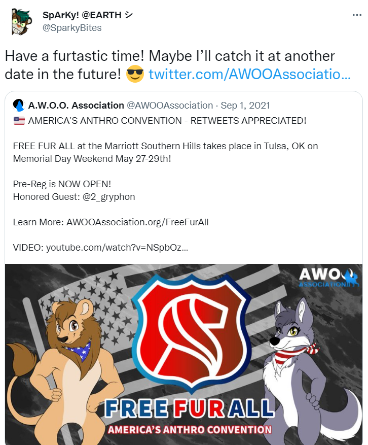 ChocoMingo's tweet photo. I like to add that this Xavier guy appears to still be friends with SparkyCanDo, a NZ fursuit maker who's a far-right wacko. Not only has she not changed, she even supported that Fashcon

Regardless of opinions on the Queen, knowingly being buds with a fascist is a HUGE red flag https://t.co/hrGA0oJ6Mr