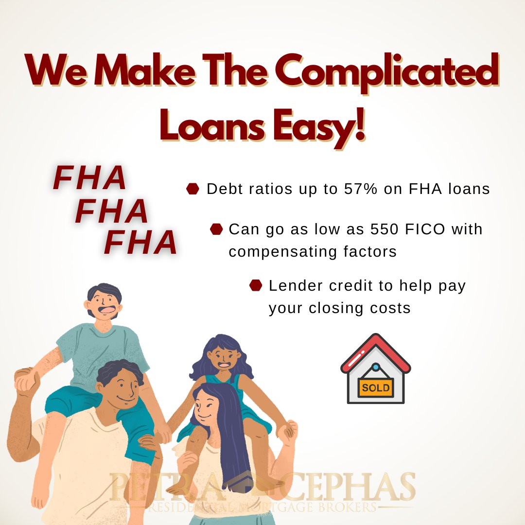 Let one of our dedicated loan officers find the best loan for you today!

#mortgagebroker #loans #fha
