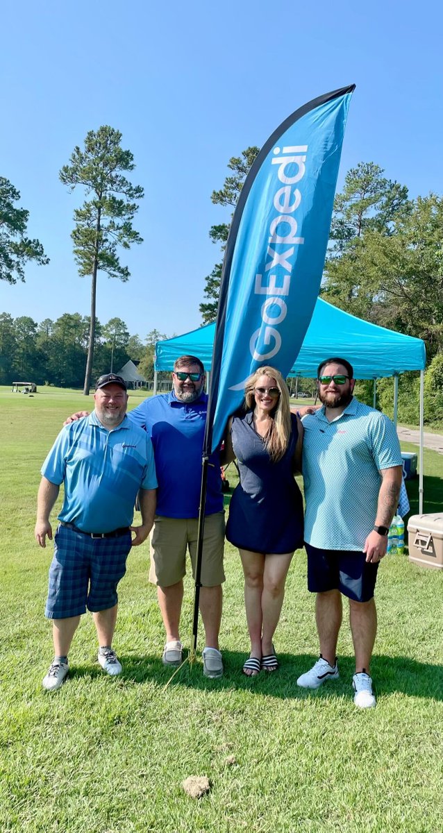 goexpedi's tweet photo. Perfect weather for the #iadchoustongolftournament today at the Cypresswood Golf Club. We are cooking up a storm at the GoExpedi tent so be sure to stop by! https://t.co/s1GLE4xSWy