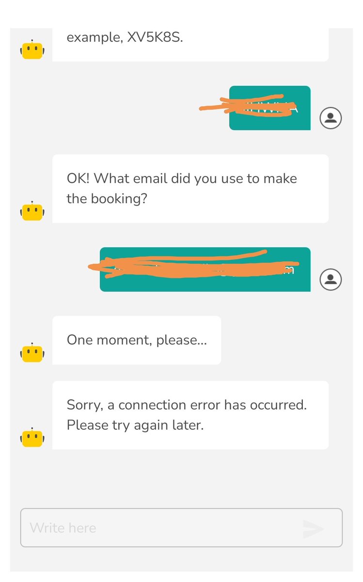 AmandineBazile's tweet photo. @vueling This is what happens when we tried to make a claim. And I swear I tried many time since 2 hours of delay
.. https://t.co/7LVo8ECXKl