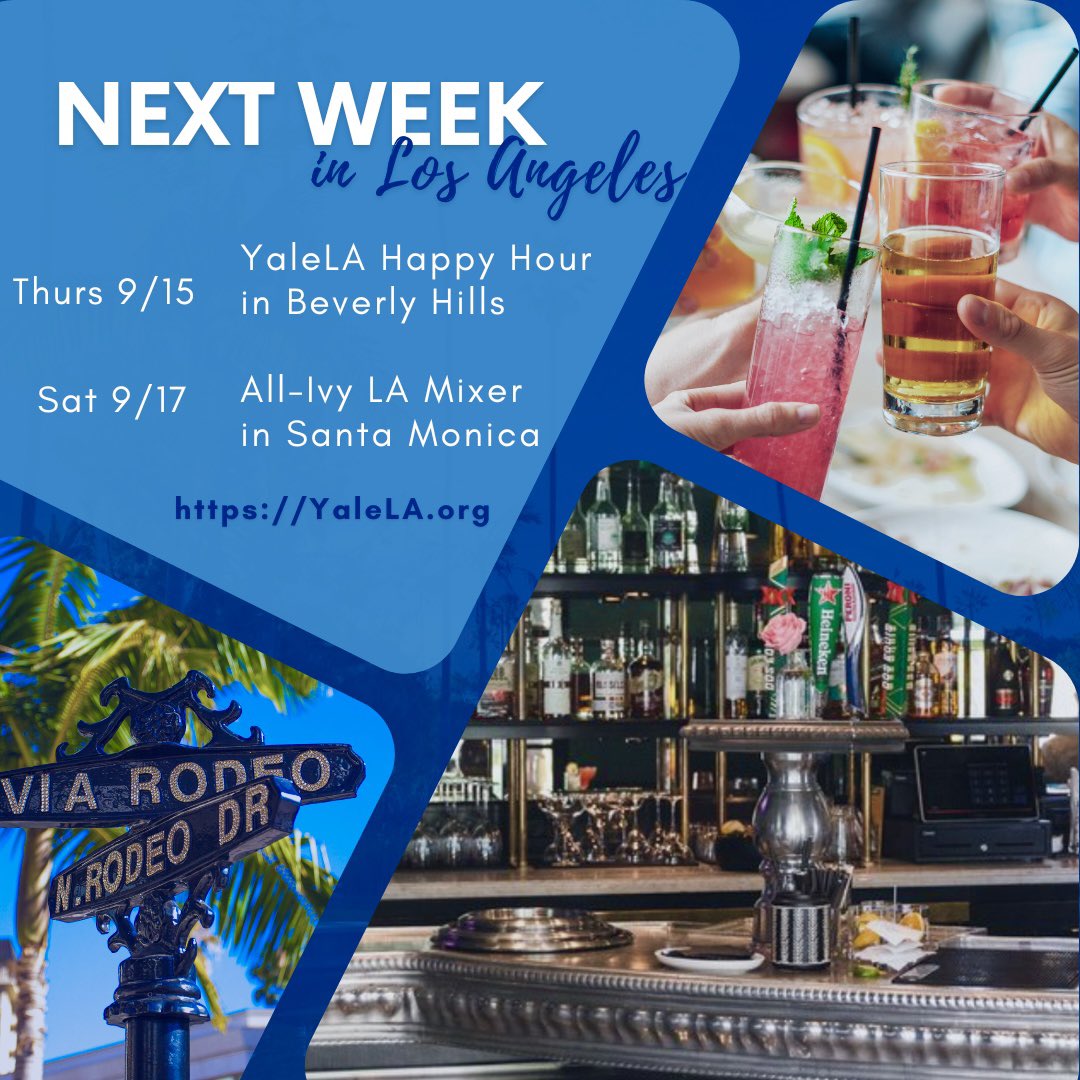Yale Club of Los Angeles tweet media