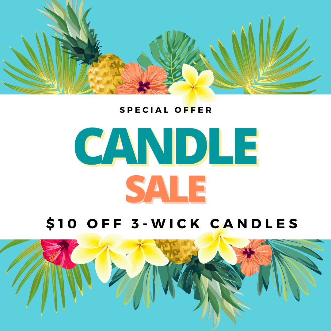 Save $10 off all 3-Wick Candles. For a limited time. Order online. candlelish.com
#roomspray #soycandles #vegan #crueltyfree #ecofriendlyproducts #candles #cocoapricot #coconutwaxcandles #cocosoy #beeswaxcandles #candlesofinstagram