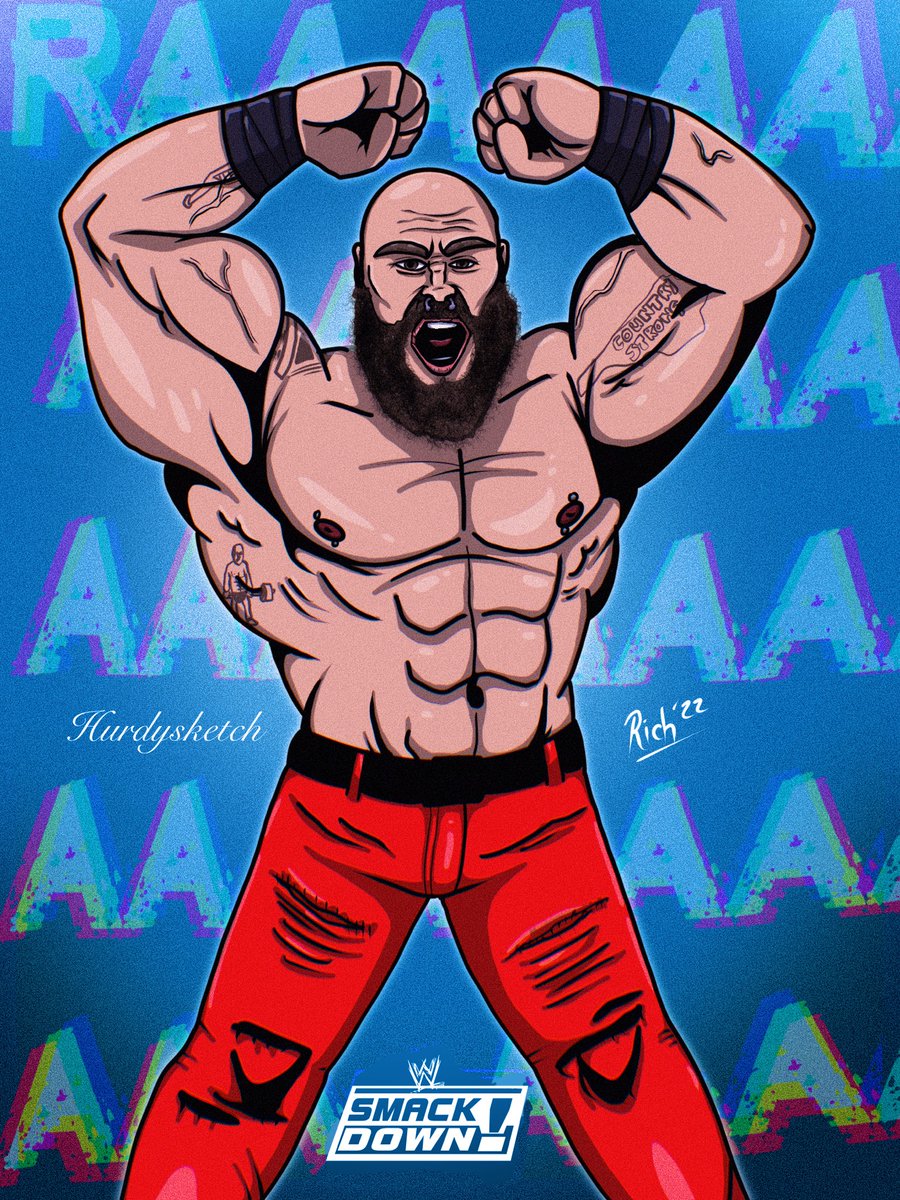 Hurdysketch_'s tweet photo. Latest drawing finished of @Adamscherr99 the #monsteramongmen #getthesehands @WWE @Adamscherr99 let’s gooooo tonight my friend!! https://t.co/SzfDyByfvr