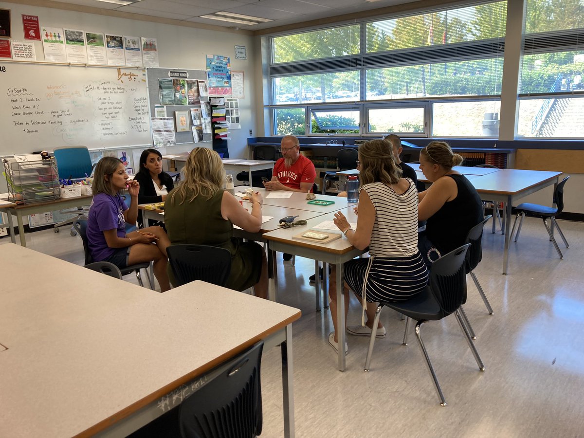 Grade 8 Retreat planning meeting well underway 🤗 <a href="/Di_Christensen/">Diane Christensen</a>