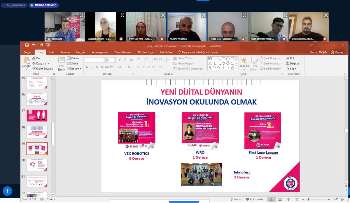 bilkolejleri's tweet photo. BİL Koleji 2022-2023 Eğitim Öğretim yılı Bilişim sistemi ve İnovatif projelerin tanıtıldığı 1. Bilişim Zümre Toplantısı,  IT ve Eğitim Teknolojileri Koordinatörümüz Sn. Osman ÖZŞEN @bilosmanozsen ve okullarımızın bilişim öğretmenlerinin katılımıyla gerçekleşti. https://t.co/wHSM2GpHwF
