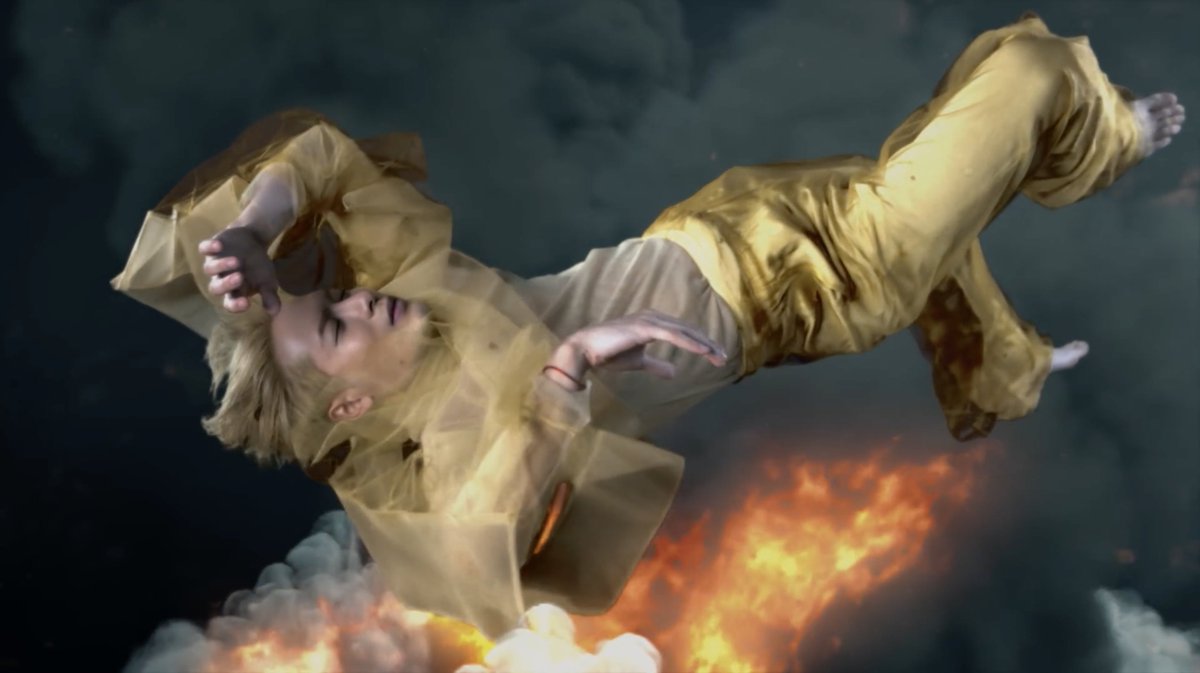 MTV's tweet image. Treat yourself to the breathtaking music video for "Blue," courtesy of @JacksonWang852.