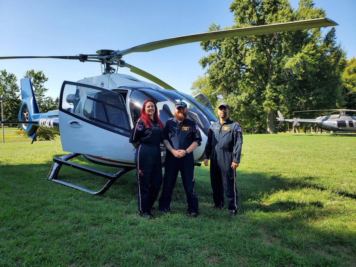 SuppHeroes's tweet photo. Props to our friends from Air Evac LifeTeam, Kentucky State Police, and Air Methods for joining us at the 13th Annual Supporting Heroes Golf Scramble!
#SupportingHeroes
#AirEvac
#KYStatePolice
#AirMethods https://t.co/zhqiYiJ5fN