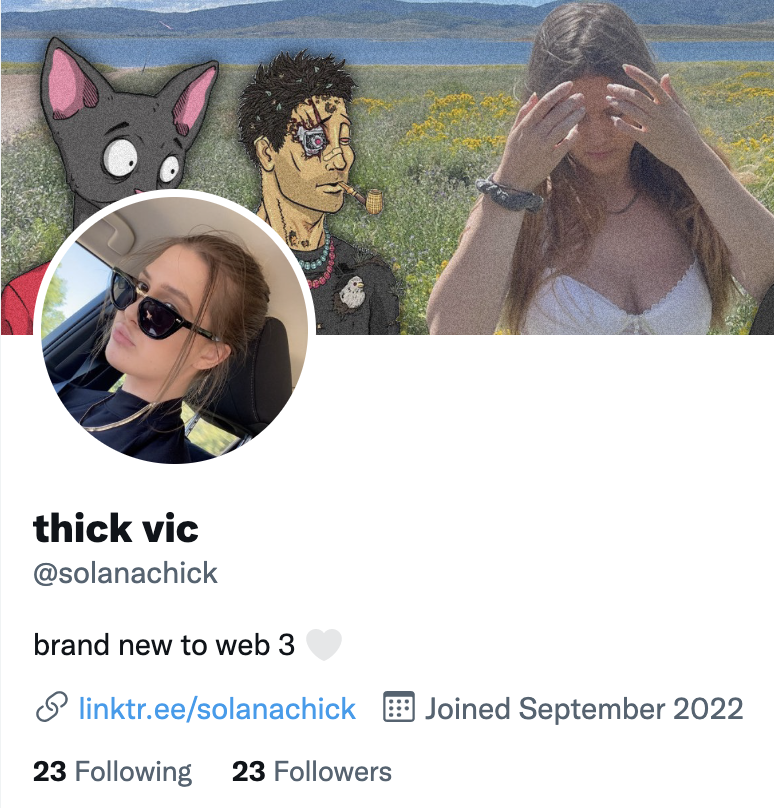 just joined the creck-house 🤌

I heard cets follow cets...
but i wanted to see how crecked them cets really are...

im starting this challenge w 23 followers and following back ALL cets pfps ❤️

predictions?

#Solana #cryptotwitter