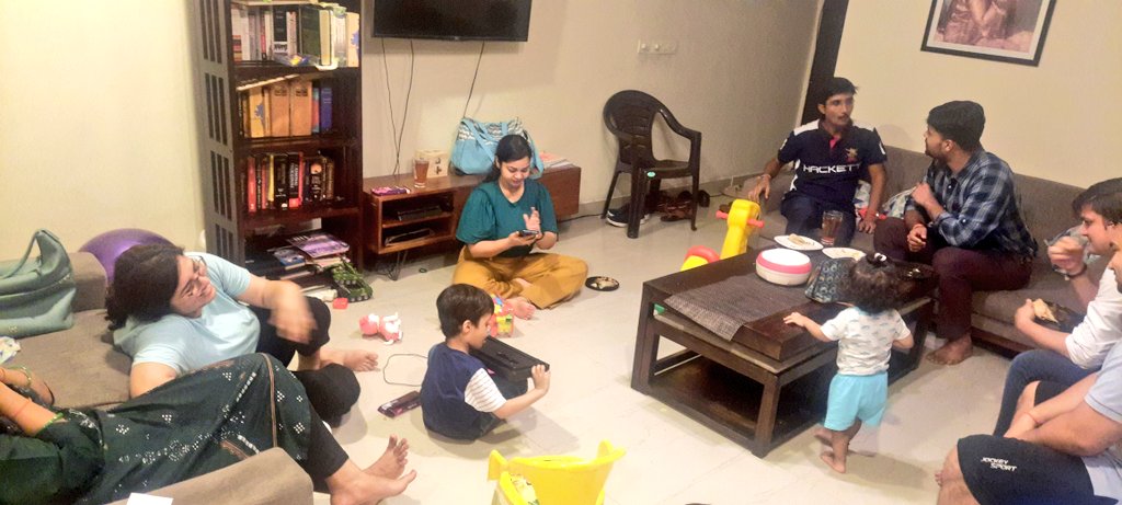 Vakeel_Sb's tweet photo. And the generation changes right before our eyes. Never pictured this bunch of friends as parents. Fortunately I'm no more the loudest in the room. https://t.co/Ab64IznbD4