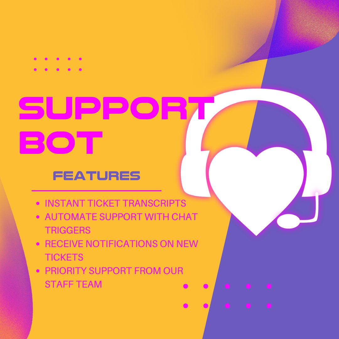 SupportBotGG's tweet photo. Use #SupportBot on #Discord to join the awesomeness club fr fr 😩😎 https://t.co/ub7ioWebL0