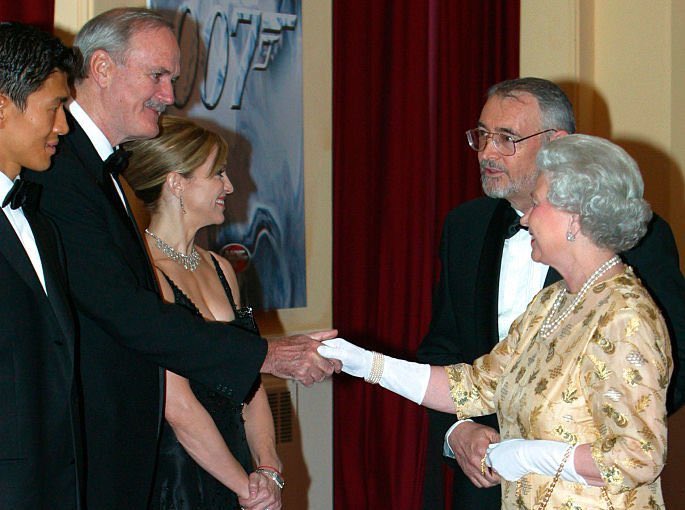 JohnCleese's tweet image. I met the Queen once, and managed to resist a strong impulse to say 'I’ve seen you on the stamps’

I feel sad, especially when I think how lonely it must have been for her without Philip

Still, as she herself once said “Who wants to live forever?’

We were blessed to have her