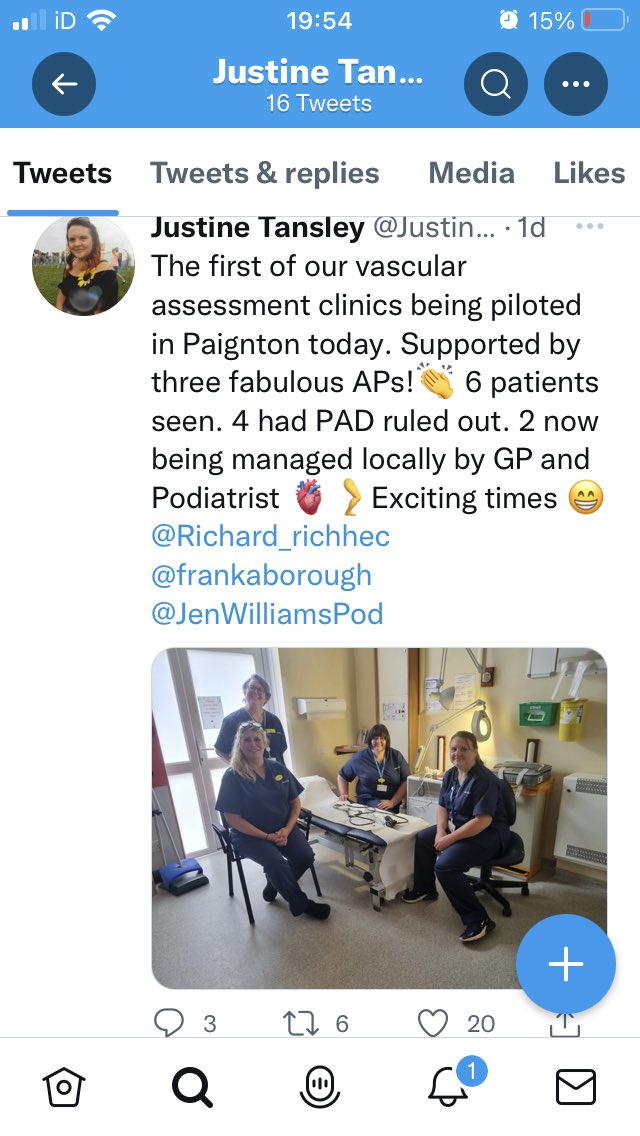 Martinfox2000's tweet photo. @VascularSci @wyliedpod @MbhtPodiatry @JustineTansley and her pioneering NHS podiatry team are developing a podiatry-led PAD early diagnosis &amp; triage model, with trained podiatry assistants supporting.. watch this space @wyliedpod .. and let’s hear your active support please 👣🦵🫀 #livesandlimbs https://t.co/4Azt130hG4