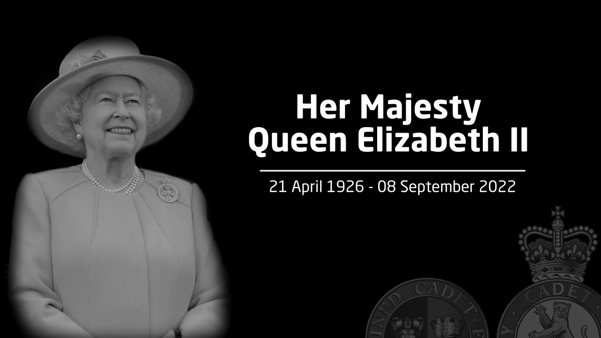 On behalf of all our Cadets and Adult Volunteers, the Army Cadets offer our deepest condolences to the Royal Family on the passing of Her Majesty Queen Elizabeth II.