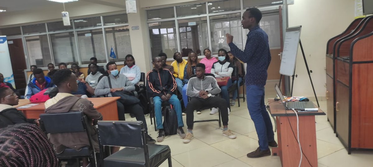 Piuskariuki12's tweet photo. 🔥 *We just completed a membership drive and a pre-workshop session with the first years at IEEE CENTER OF EXCELLENCE in Chandaria KU* 😃 A round of about 50 attendees. IEEE lives on🥳
@IEEE_Kenya
@KusbIeee
@ieeewie_ku
@ieeepes_ku
#Join_EMCS #Renew_EMCS #EMC_KU https://t.co/tpmghXHFB8