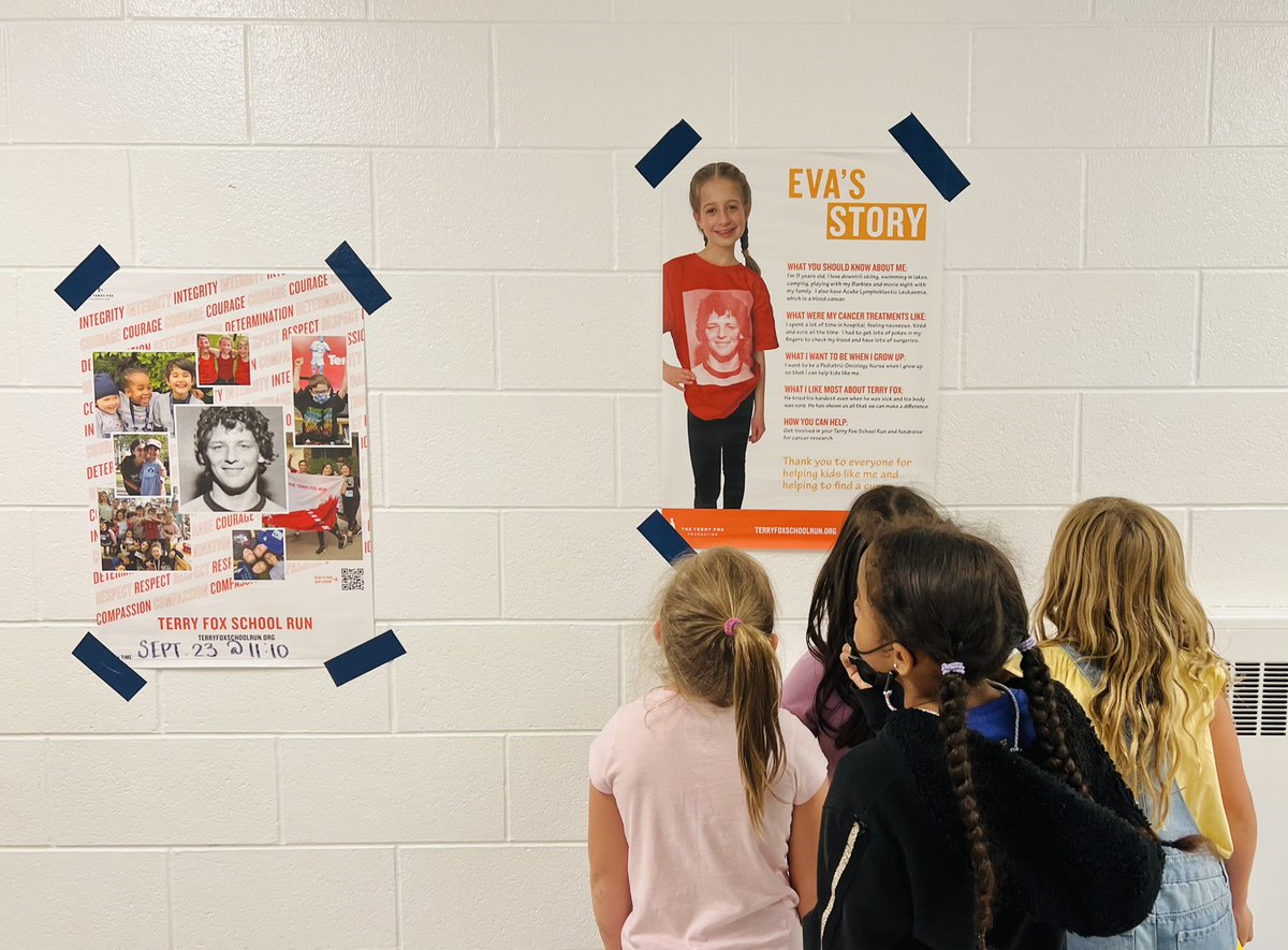 So excited that we will be participating in the Terry Fox Run this year.
•
•
St. Michael’s will joining schools across Canada by running on Friday, September 23 during the middle block.
•
•
These kiddos are inspired already! ❤️