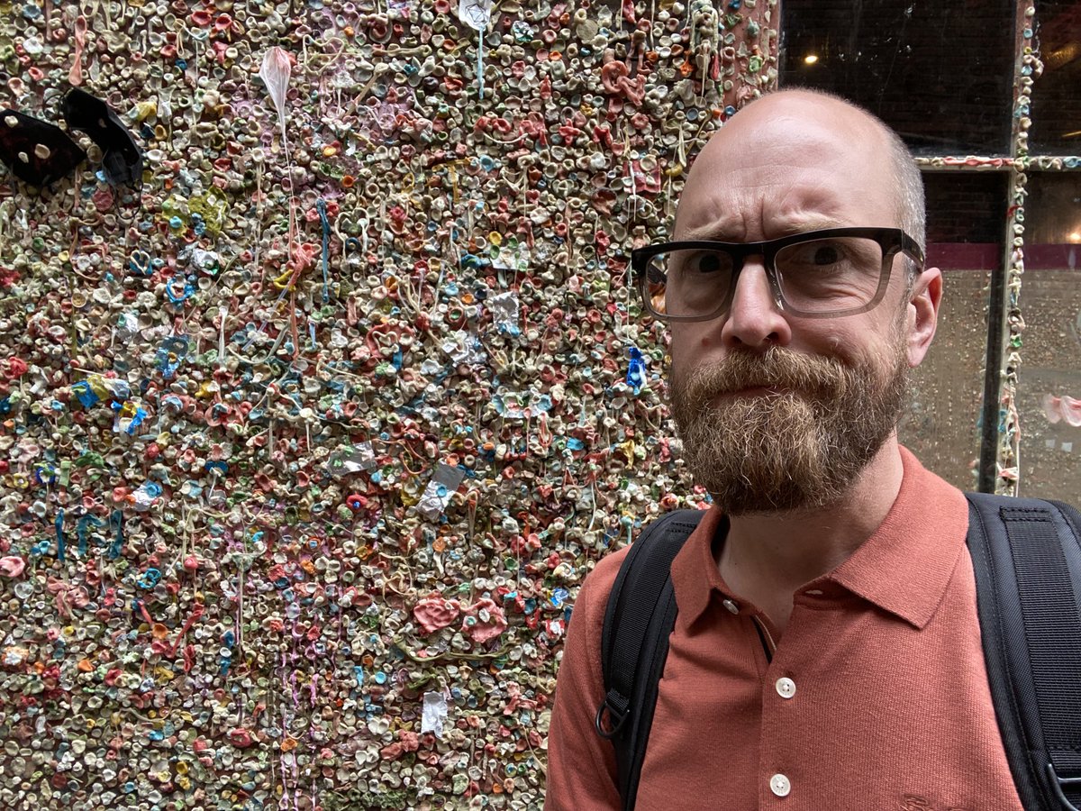 Mike G Chambers (@mikegchambers) on Twitter photo The Gum Wall. Seattle. Nope. The Gum Wall. Seattle. Nope.