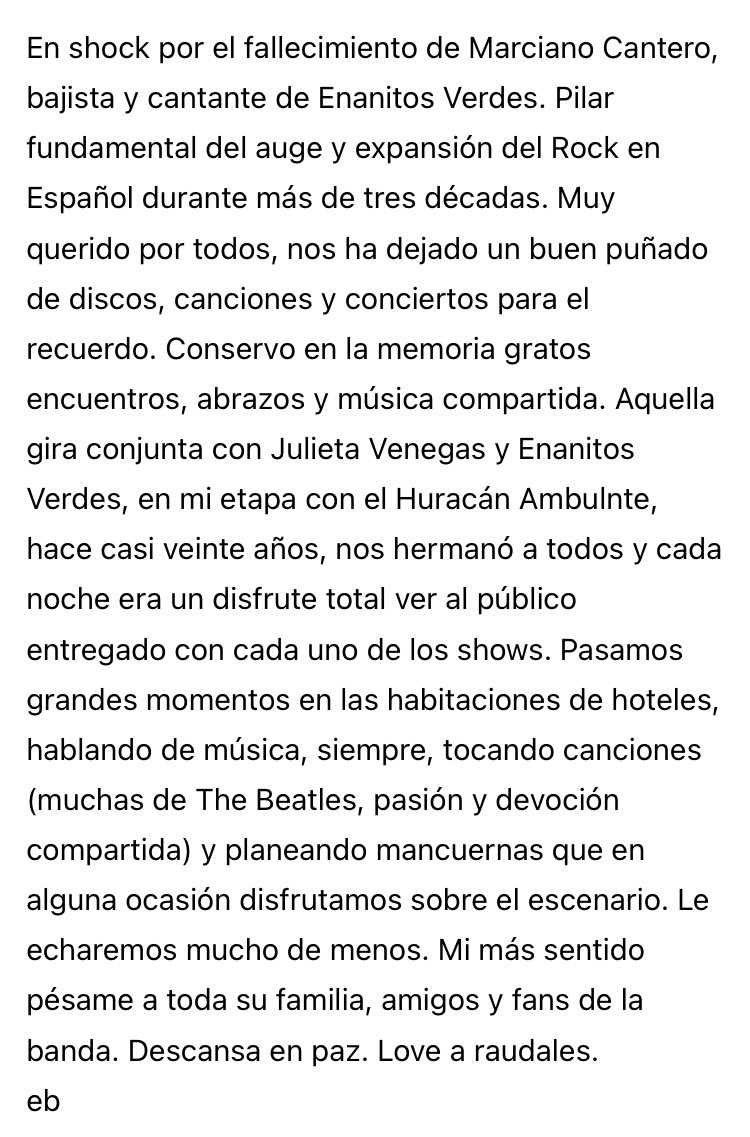 Enrique Bunbury tweet media