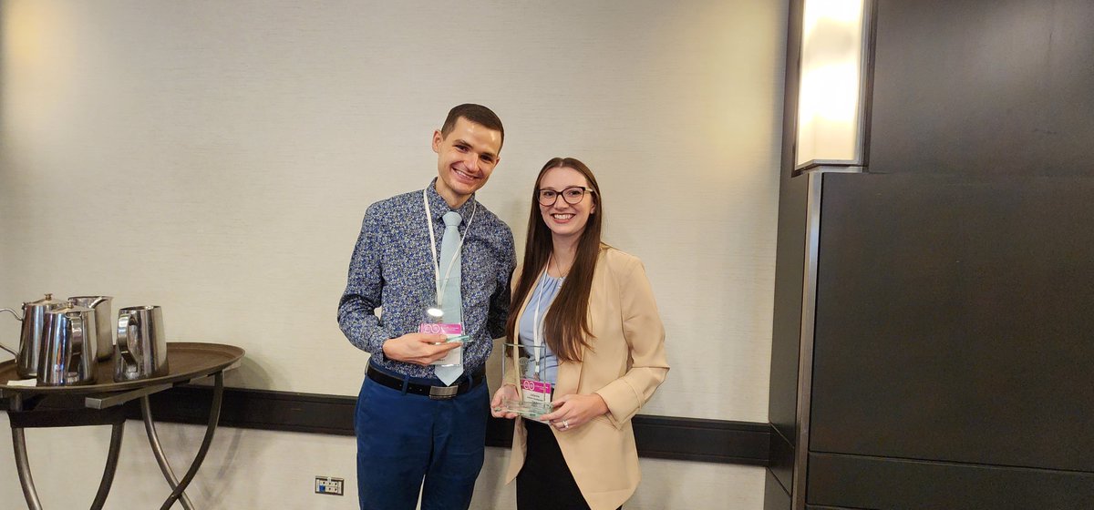 EviAbadaMD's tweet photo. Our Pathology Ambassadors are at the center of our outreach efforts in promoting Pathology to Medical students. Congratulations to Dr. @JulianneSzczep1 & Dr. Kelley on receiving the Pathology Ambassador award at #ASCP100! @ASCP_Chicago Resident Council celebrates you!! #ASCPResCo https://t.co/uR8XLVydtB