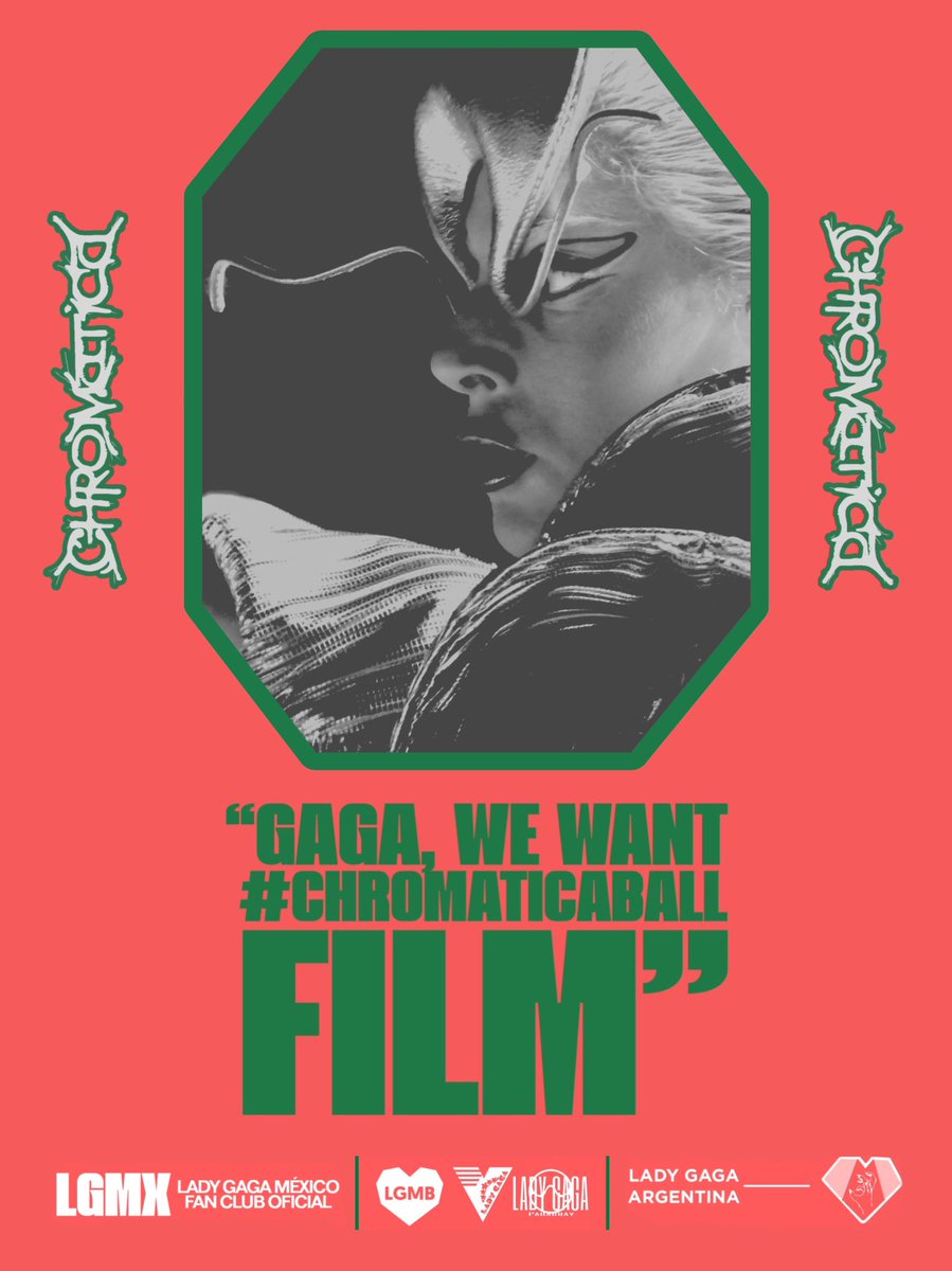 lgagavzla's tweet photo. “Gaga, we want #ChromaticaBallFilm” It is our request to the voice of all of us who live in LATAM, and for those who could not attend the #ChromaticaBall, we hope to be heard. https://t.co/DIHvl1QuzA