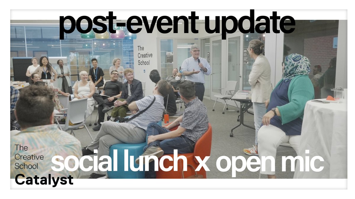 Thank you to everyone who came to The Catalyst Social Lunch and Open Mic! It was so nice to see the space filled with people reconnecting and finding opportunities for potential collaboration. We cannot wait to announce our upcoming events! Have a great weekend everyone! #SRC