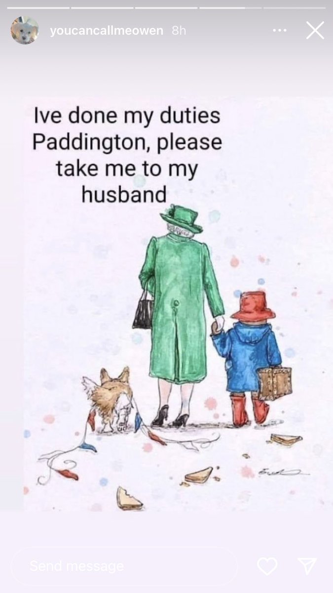 My thoughts are with the whole royal family on the passing of a mother, grandmother and our #Queen  may she rest in peace.