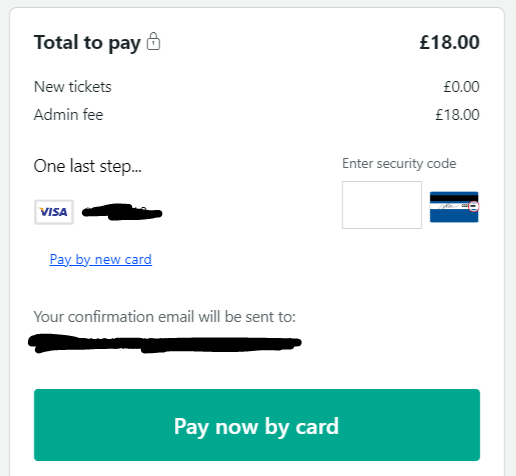 £18 'admin' fee. That's the last time I buy a ticket with these thieves 🙃 <a href="/thetrainline/">trainline</a>