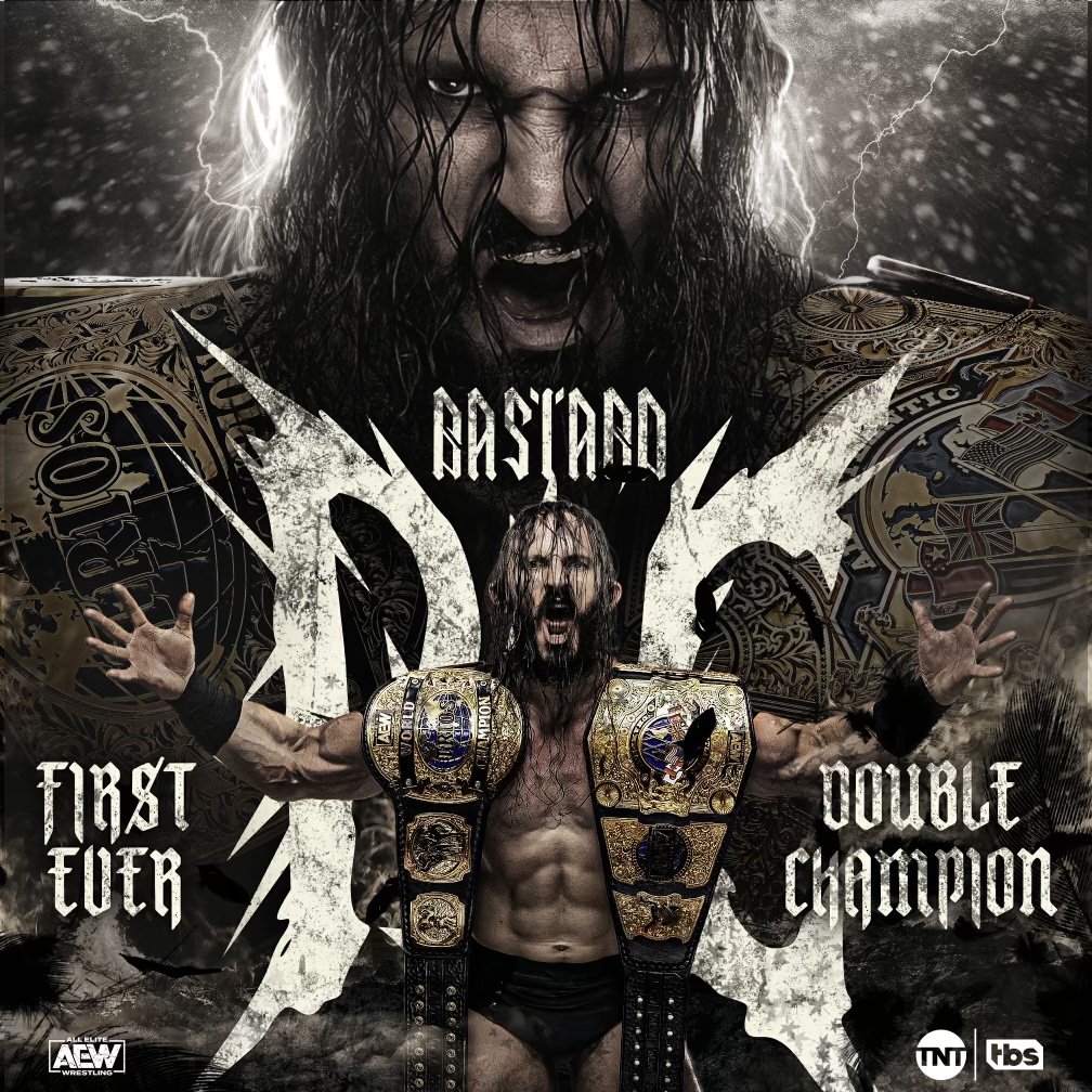 AEW's tweet image. #AEW All-Atlantic &amp;amp; World Trios Champion, @BASTARDPAC.

First-ever double champion in AEW history.