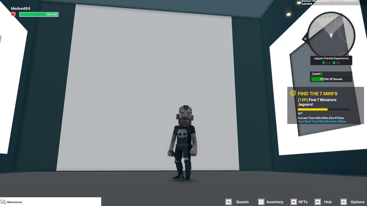 rus0861's tweet photo. I just finished my quest on @jagfriends_nft experience on the #sandboxalphaS3 for a chance to win a Season 3 Alpha Pass! Here I am in Legendaries Room, check out my screenshot!

#jaguarfriends https://t.co/662PJv3VIw