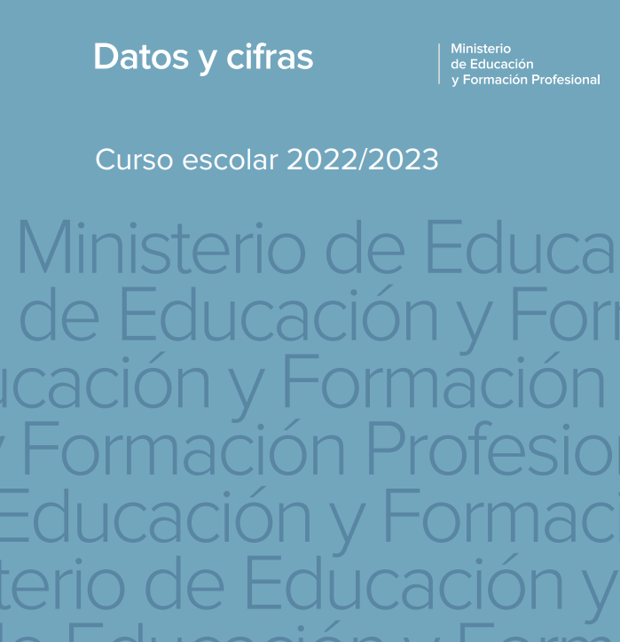 Datos y cifras. Curso escolar 2022/2023. 
educacionyfp.gob.es/dam/jcr:23ffe4…
Algunos apuntes 👇👇