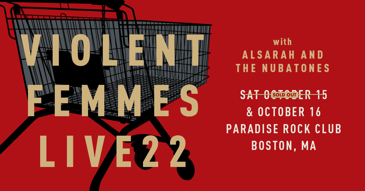 #SupportAdded 🛒 Don't miss Alsarah & The Nubatones opening up for @violentfemmes on October 15th and 16th! 🎟: bit.ly/3OiSrRC