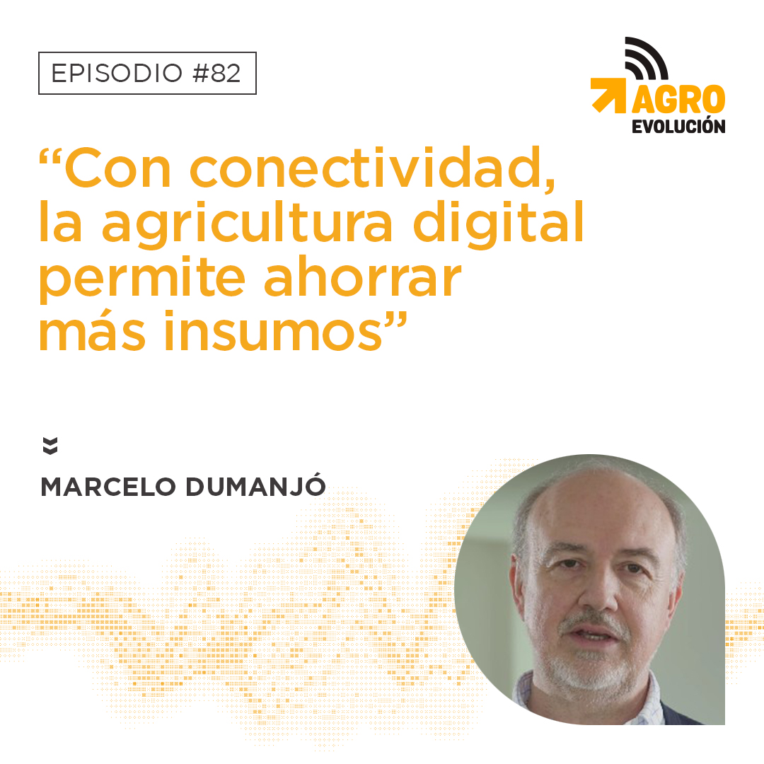 “Con conectividad, la agricultura digital permite ahorrar más insumos”. 🤳 Lo dice <a href="/marcelodumanjo/">Marcelo Dumanjo</a>, presidente y CEO de AlviS, proveedor de internet para el campo.   💪🏼 Escuchalo en nuestro podcast #AgroEvolución 
👉 spoti.fi/3xeaJxn