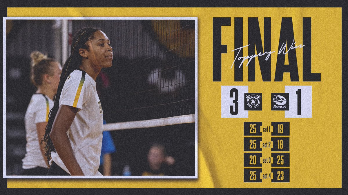 WLU_Volleyball's tweet photo. Ruby with a career-high 20 kills and we start the weekend with a WIN!

Next up: Slippery Rock at 5 pm in the ASRC https://t.co/hbLci8n6DQ