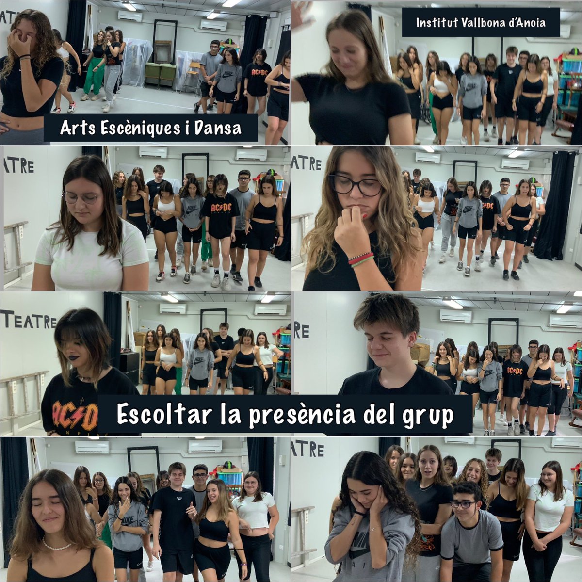 Comencem les classes de l’alumnat de 4t d’ESO amb l’optativa d’Arts Escèniques i Dansa. Tenim moltes ganes d’iniciar el projecte amb @laxixat i el @inartdis_project amb la UAB. SALUT I TEATRE!@insvallbona @onserteatre