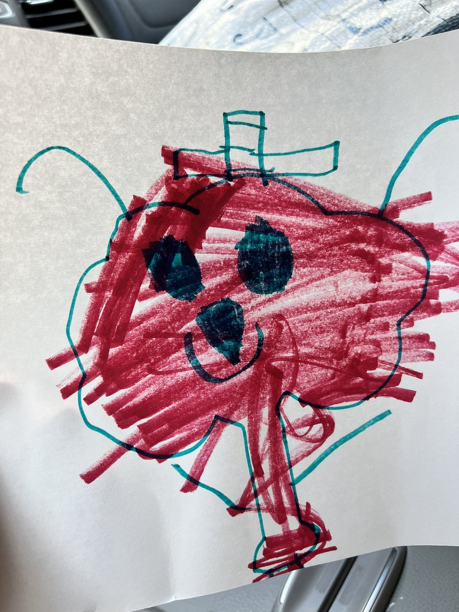 JoanofDarkKnits's tweet image. My daughter wants “everyone” to see her picture of this tree with a hat. She says it’s her best one ever.