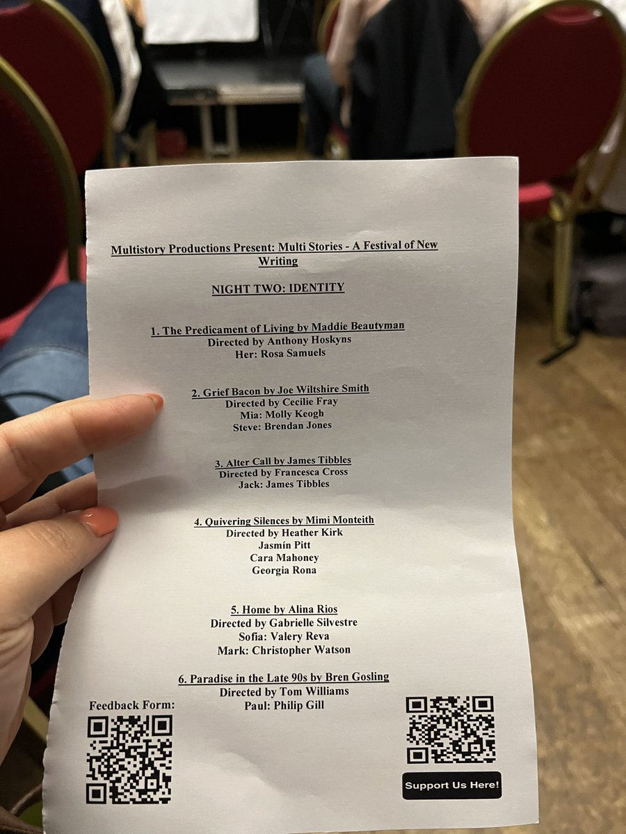 Barons Court Theatre (@baronscourt_w14) on Twitter photo Thoroughly enjoying tonight’s New Writing Festival from <a href="/MultistoryProd/">Multistory Productions</a>. More than a few BC regulars are featuring & smashing it. Give it a look in if you’d like to see some fresh new writing shorts. #supportnewwriting  #supportemergingartists <a href="/BreadandRosesTC/">The Bread & Roses Theatre</a> Thoroughly enjoying tonight’s New Writing Festival from <a href="/MultistoryProd/">Multistory Productions</a>. More than a few BC regulars are featuring & smashing it. Give it a look in if you’d like to see some fresh new writing shorts. #supportnewwriting  #supportemergingartists <a href="/BreadandRosesTC/">The Bread & Roses Theatre</a>