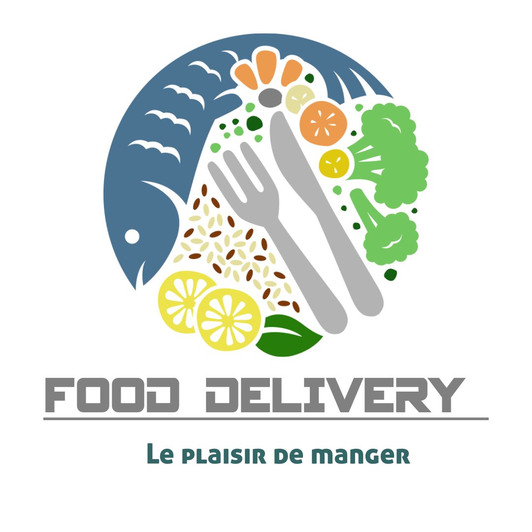 Type de projet : #LOGO 
Client: FOOD DELIVERY.
Description : Création d'un logo.