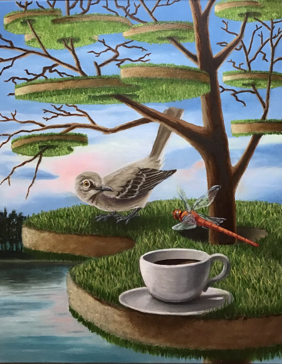 I’m feeling both peaceful and strangely aware of the food chain.