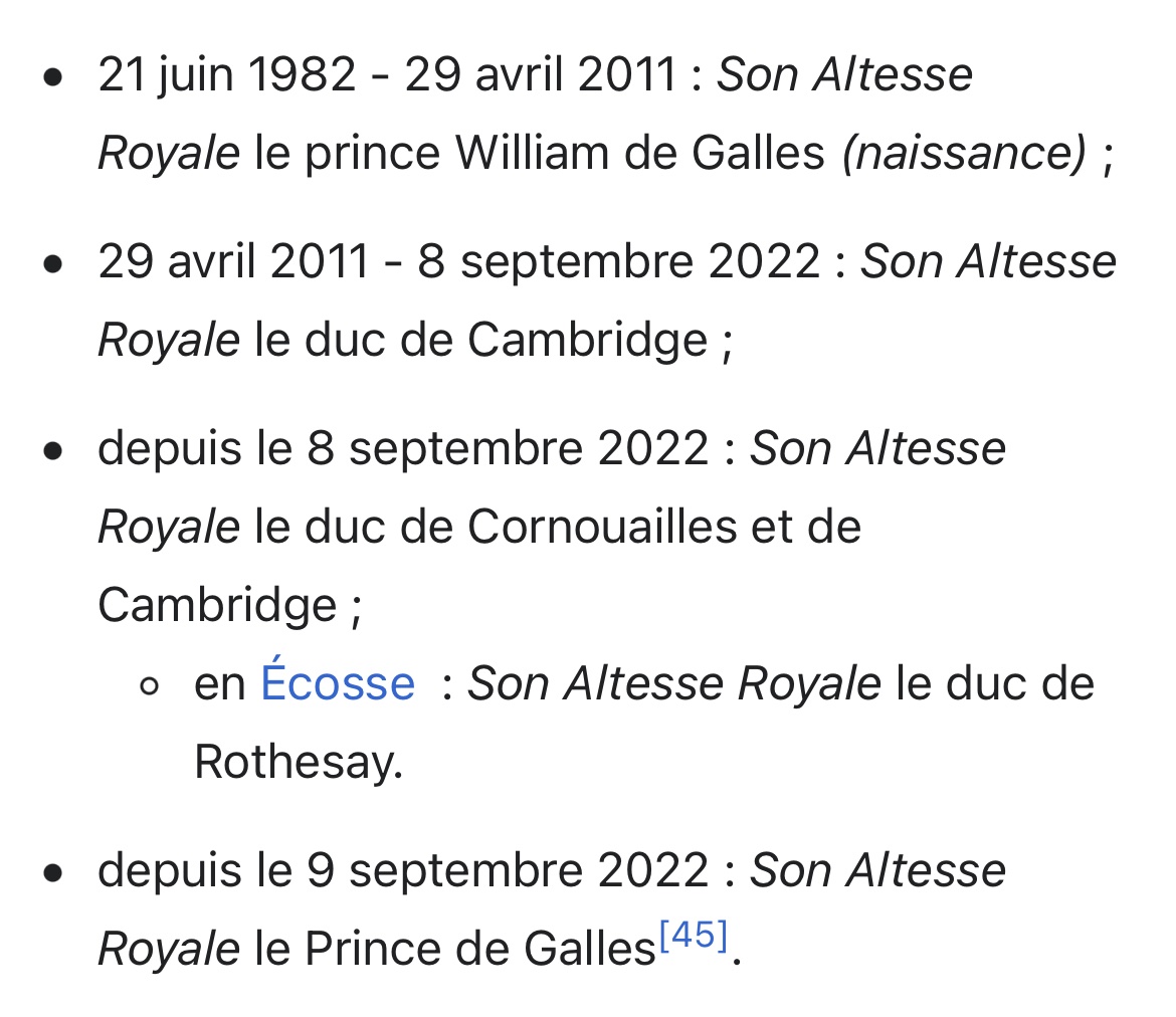 Prince William : 3 jours, 3 titres différents. #cartesdevisite