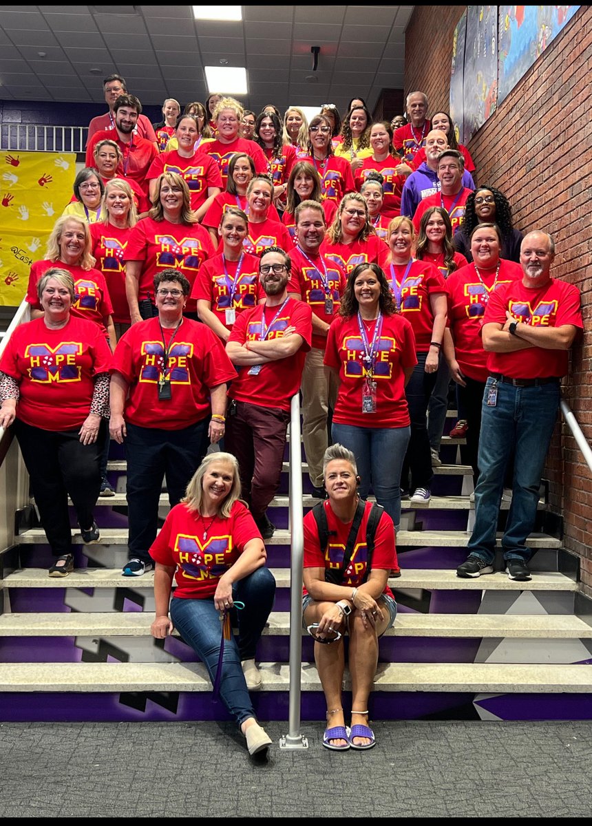 MHS Staff supports Hope Squad. Our students’ mental health is important! #MiddieRising