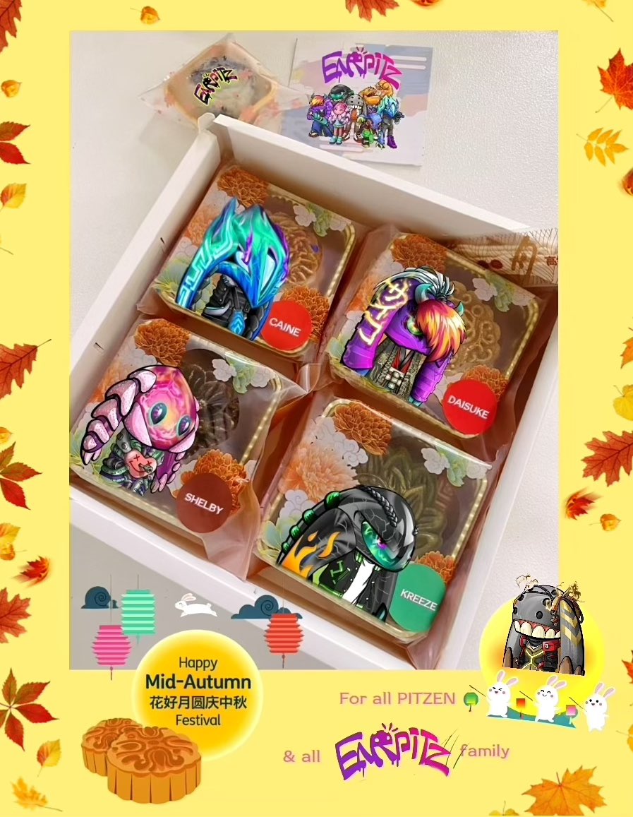 Happy Mid Autumn Festival for all <a href="/EarpitzNFT/">Earpitz NFT</a> family 👾👾👾  
Which Mooncake flavour do you like? 
@alexkongz
