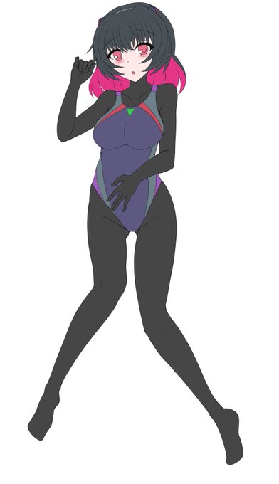 競泳水着楓花ちゃんの下描きです
水着の色とか変わるかも(*'ω`*) 