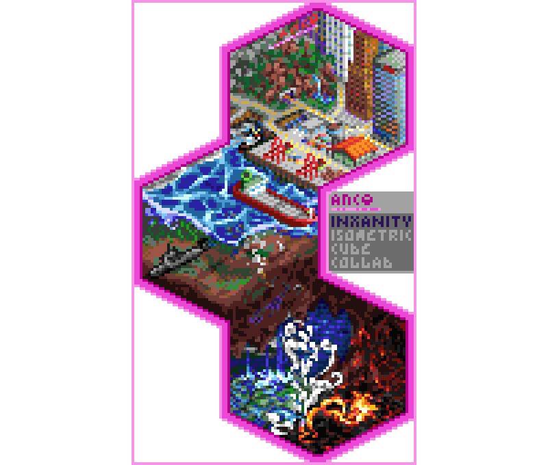 windfallapples's tweet photo. Scratching my cutaway diagram itch~ =w=;
Three #isometric #pixelart tiles for @InxanityOCE's ongoing @iso_collab! 
I had wanted to do some spot animations for it too but life is too short. :<

96x162px. at 4xzoom. pal: #chaosmountain59
Collab details here: https://t.co/CUVkPDvIKk https://t.co/kmhZFazAJx
