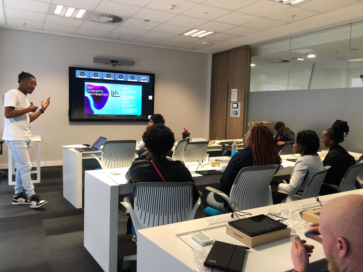 BlackGirlsCode's tweet photo. Volunteer training for tomorrow's @BlackGirlsCODE x @IBM Artificial Intelligence & Machine Learning Workshop in South Africa πΏπ¦π€© #techforgood #ibmsa https://t.co/s914LSW5VO