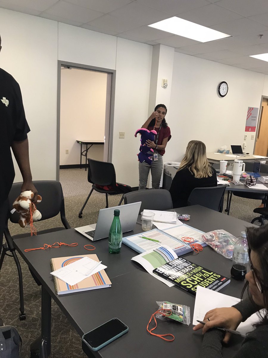 ladonnaschwab's tweet photo. CFBISD Algebra 1 teachers are planning to implement problem strings, using algebra tiles, and Barbie Bungee project for the first semester. #cfbproud #WeAreCfBMath @garveyt1 @MadisonBottoms @drdanawest @DrChapmanCFBISD https://t.co/Bvn7zgs12N