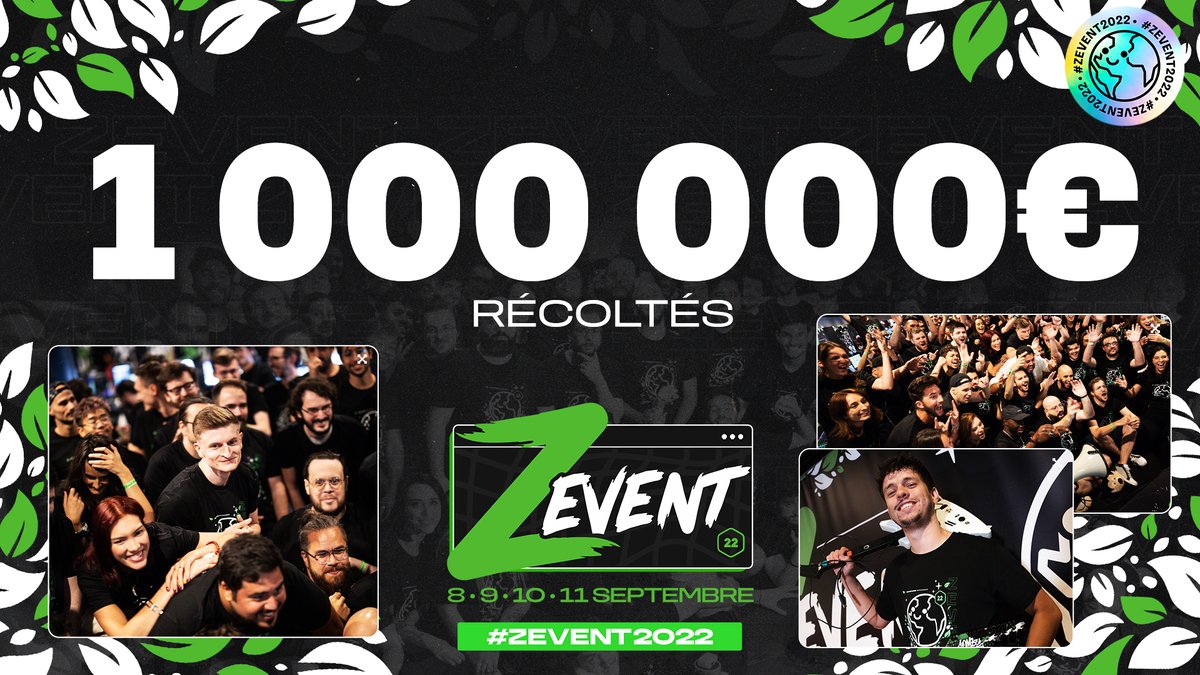 LE PREMIER MILLION EN MOINS DE 4 HEURES, C'EST UN NOUVEAU RECORD DE RAPIDITÉ !!!! #ZEVENT2022