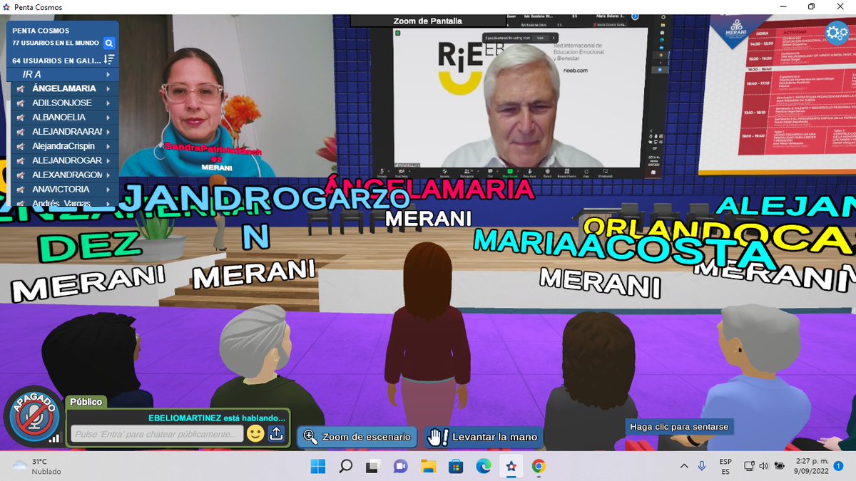 AngelaMariaBoh5's tweet photo. Tercer día del congreso de pedagogía, con un tema interesante Educación emocional, convivencia y bienestar. #EncuentroLideresTicCali @Educacion_Cali @RedTiCali https://t.co/PxKpyOmDcn